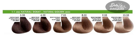 HS Milano hajfesték 100/120 ml - Természetes natúr arany színek képe