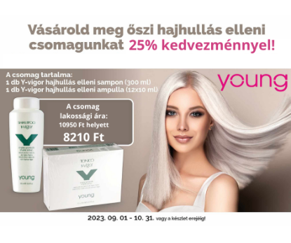 Kép AKCIÓ Young Vigor Hajhullás elleni termékekre