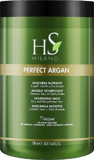 HS Milano - Perfect Argan - Tápláló maszk száraz, vízhiányos hajra 1000 ml képe