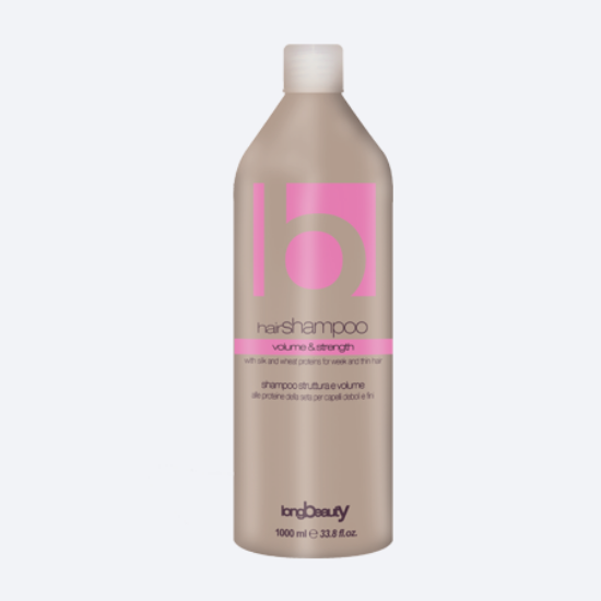 Beauty - Silk protein - Volumennövelő sampon vékonyszálú hajra 1000 ml képe