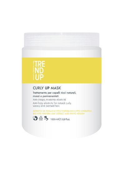 Trend Up - Curly Up hajpakolás göndör és dauerolt hajra 1000 ml  képe