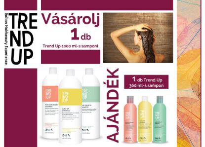 Kép AKCIÓ - Trend Up 1000 ml samponhoz AJÁNDÉK 300 ml sampon