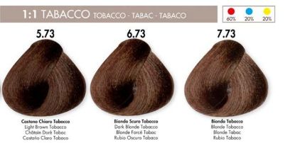 Kép HS Milano hajfesték 100 ml - Dohánybarna színek (5.73-7.73)